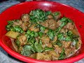 Indian/Nepali Style Soya Chunks curry.