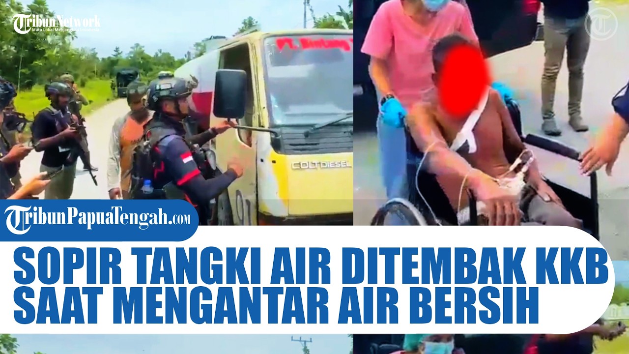 Sopir Tangki Air Ditembak KKB Saat Sedang Antar Air Bersih di Yahukimo