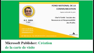 Créer carte de visite avec microsoft publisher, Disigners 720p Créer carte de visite avec microsoft publisher, Disigners 720p