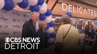 Actors Patrick Duffy, Linda Purl visit Michigan Kroger store for launch of bread product