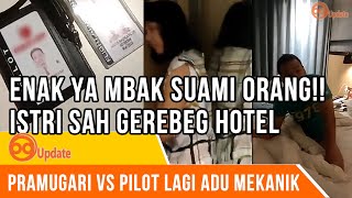TELAK BANGET!! Pramugari Dan Pilot Di gerebek Istri Sah Lagi Bobo Di Hotel