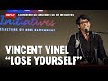 Vincent vinel chante lose yourself deminem  confrence tf1 initiatives 77