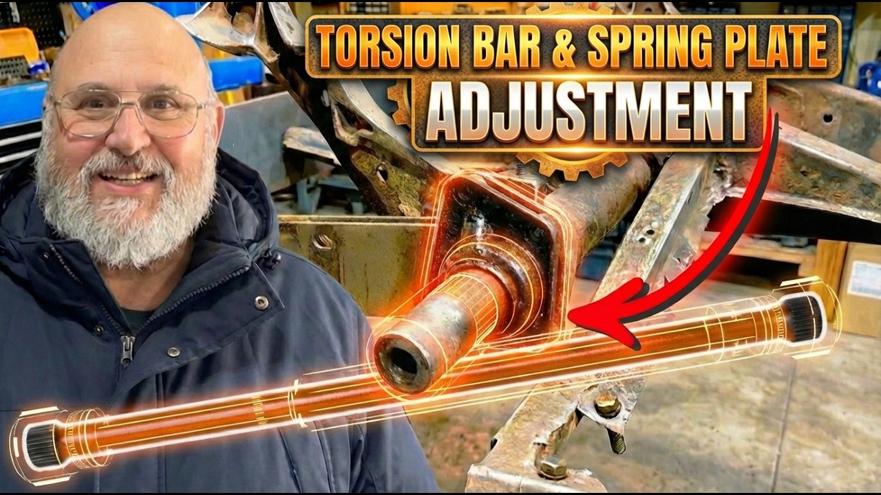How to Adjust Torsion Bars & Spring Plates - Full Step-by-Step ...