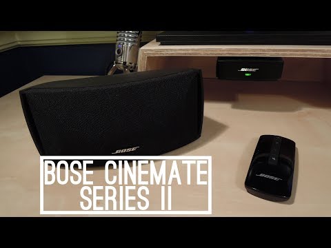 Bose CineMate Series II: Review   YouTube