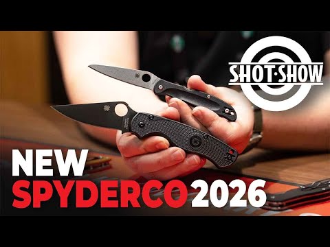 New Spyderco Knives for 2026 | Shot Show 2026
