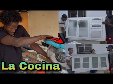 We manufactured the kitchen cabinets and countertops - (for my new apartment)