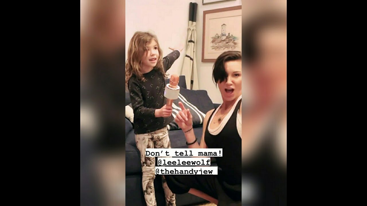 Katie cassidy sings “don't tell mama” 