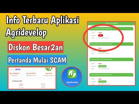 Aplikasi Agridevelop Mulai SCAM, ini Penarikan Saya hari ini - YouTube