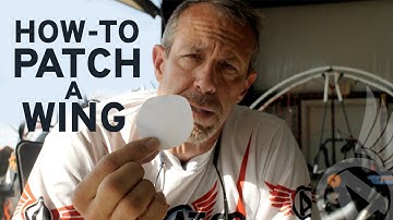 How to Patch a Hole - Paraglider Wing Maintenance