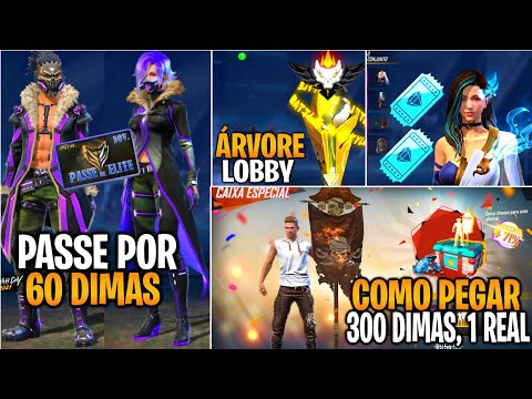 CHEAP EVENT PASS, 300 DIMAS FOR 1 REAL, LOBBY TREE AND LCDP BACK - FREE FIRE  NEWS 