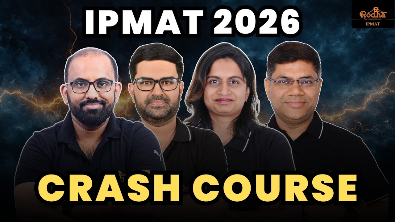 IPMAT 2026 Crash Course Launch | Crack IPMAT in 45 days - YouTube
