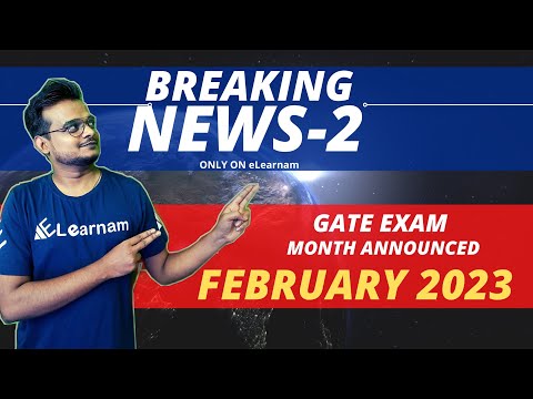 GATE 2023 Notification | IIT Kanpur | Exam Date | Form Filling Date | eLearnam |