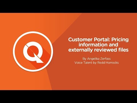 Customer Portal: Pricing and External Revision