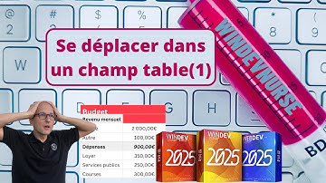 282. WINDEV/WEBDEV TUTORIAL Moving around in a table control(2)