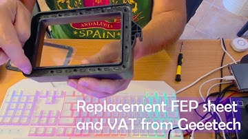 Short FEP sheet Video - Geeetech Printer