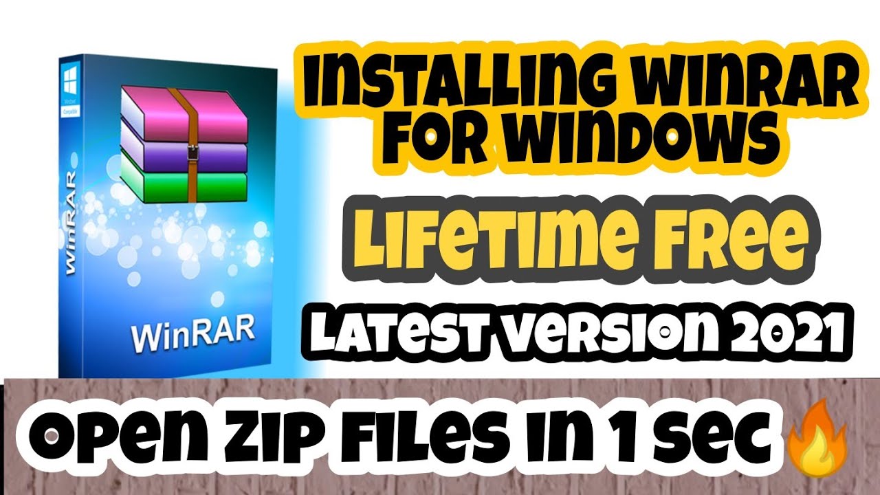 how to install winrar on windows 7