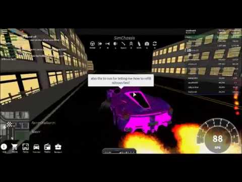 Roblox How To Refill Your Nitrous Really Fast In Vehicle Simulator - 