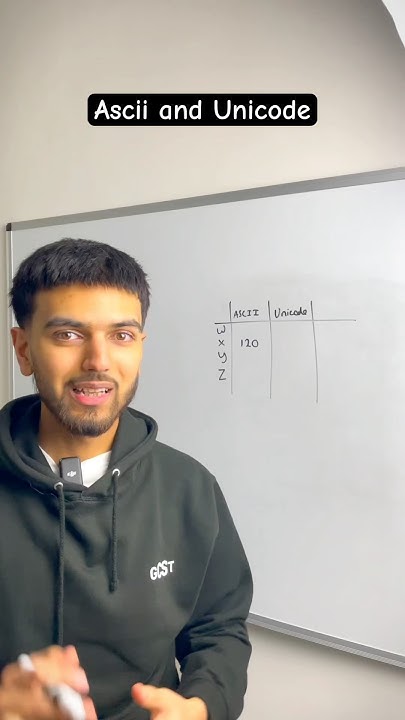 ASCII & Unicode GCSE Computer Science question #computerscience #gcse # ...