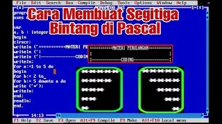 Cara Membuat Segitiga Bintang di Pascal (Perulangan Pascal) | Pemula Pascal 3