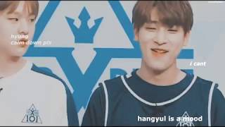 hangyul and dohyon are a total mess // pdx101