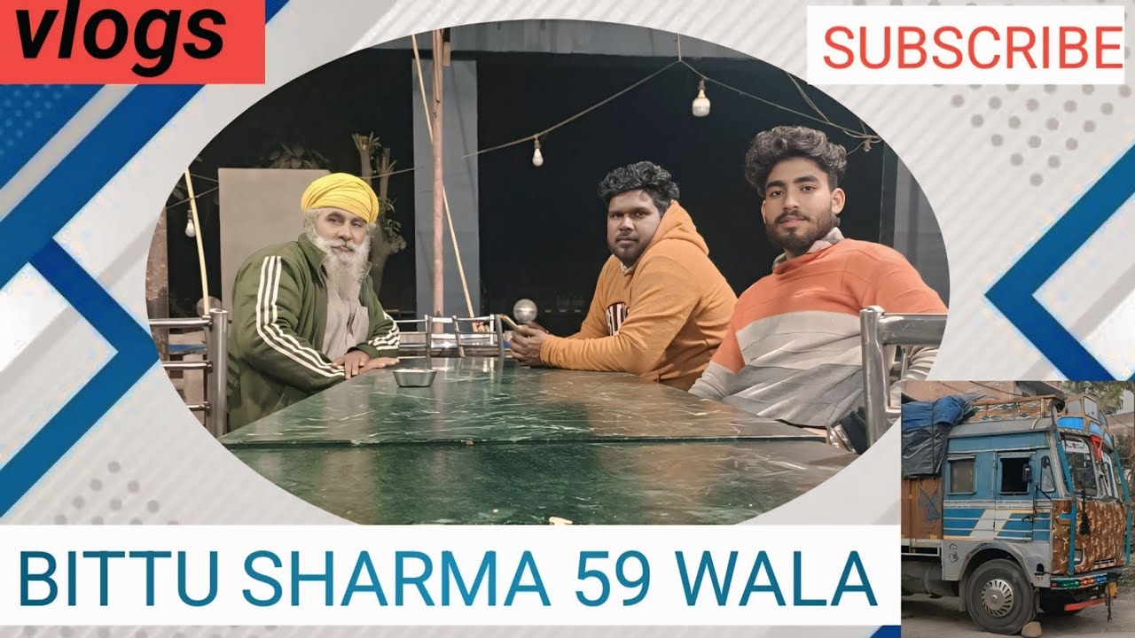 New truck vlog Bittu Sharma 59 wala  🚛🛣️Srinagar Punjab  
