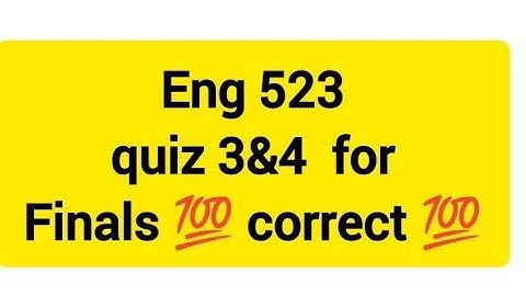 Eng 523 quiz 4 solution 2024||eng523 quizes for final term exams preparation 2024