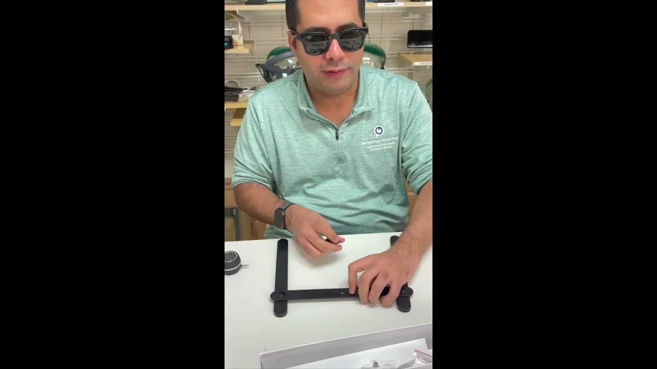 Can A Blind Person Assemble The New OrCam Read Stand Independently