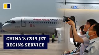 China’s C919 passenger jet completes maiden commercial flight from Shanghai to Beijing