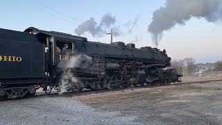WMSR Steam Locomotive 1309 backs into Ridgeley Yard as C&O 1309 for the last time.