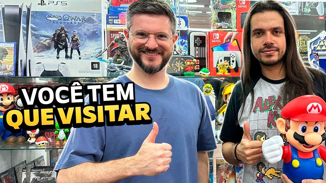 Que loja incrível! Conheça a Pereira Retrogames