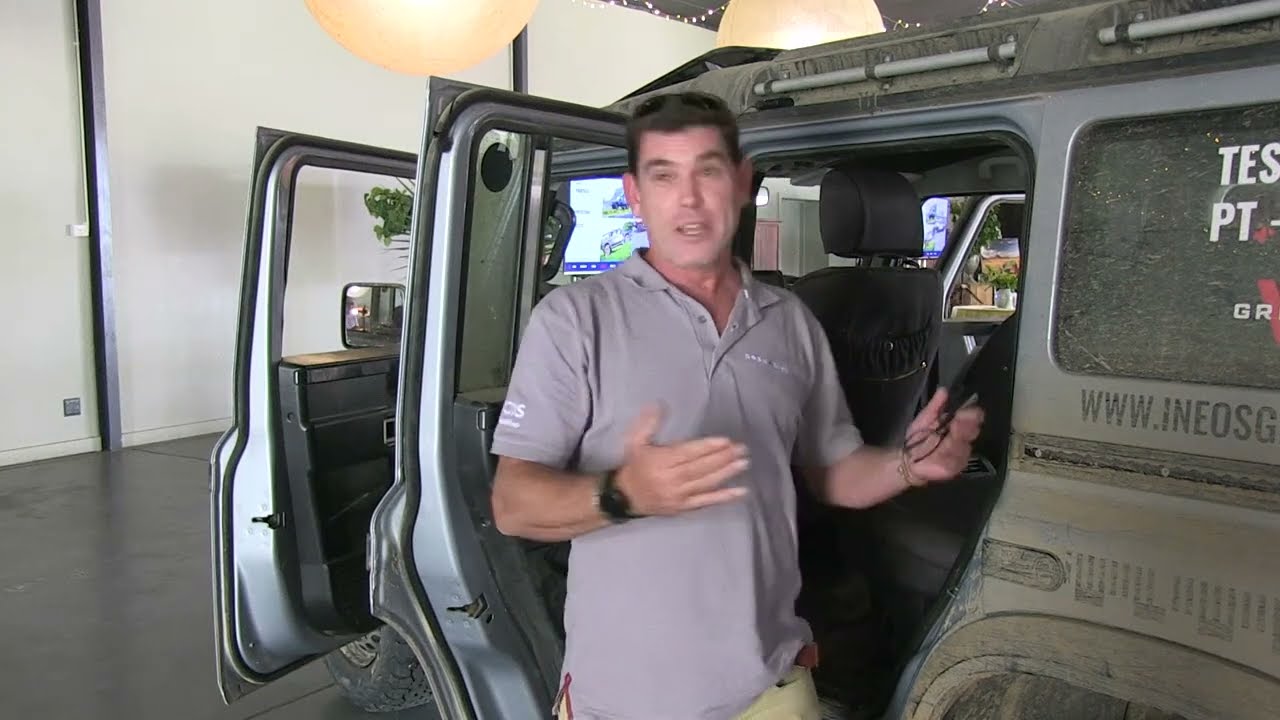 INEOS GRENADIER ON THE WAY TO NAMIBIA.