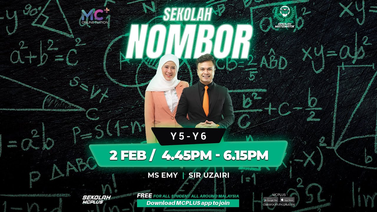 SEKOLAH MATHS - NOMBOR (2/2)