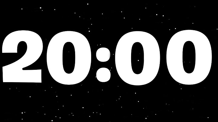 ⏳✨ Cuenta Atrás de 20 Minutos Espacial | Productividad Galáctica 🌠