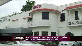 DNCD y Armada ocupan 90 paquetes cocaína en costas de San Pedro de Macoris