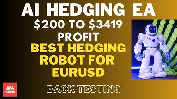 AI Hedging EA Forex MT4 Robot Back Testing | Best Forex Robots