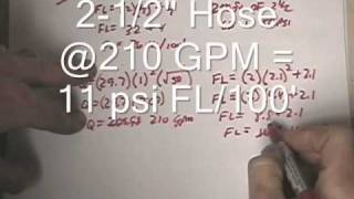 Fire Hydraulics  Old Friction Loss Formula