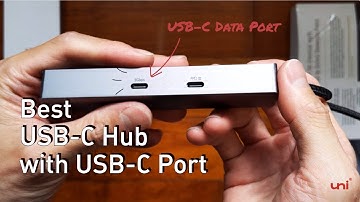 MacBook Pro USB C Hub with USB-C Data Port | uniAccessories