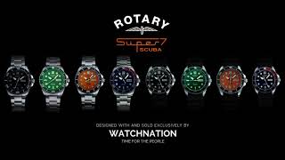 Rotary Watches x Watchnation Super 7 SCUBA Collection