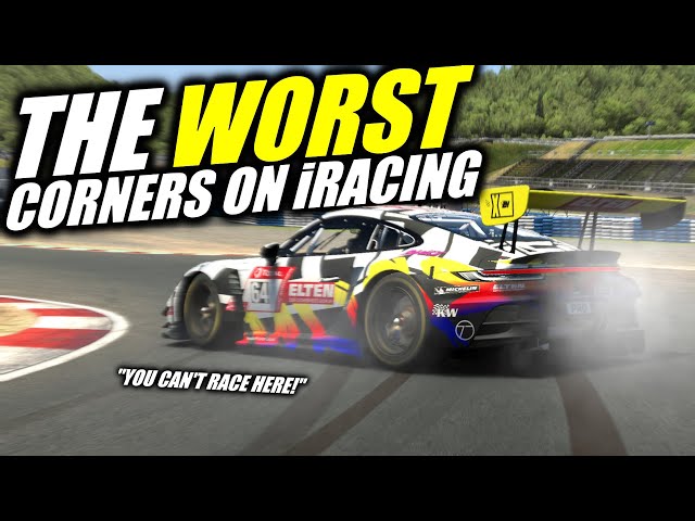 The Top 10 WORST Corners on iRacing! class=
