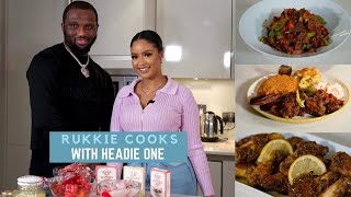 Rukkie Cooks with Headie One and finally conclude the Nigerian vs Ghanaian Jollof battle