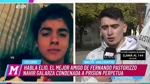 Elio, el mejor amigo de Fernando Pastorizzo, dio d...
