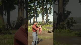 🎮 RDR2 😱 শিকার করতে গিয়ে শিকারই হলো! 🐊 কুমিরের কামড়ে শেষ লোকটা!#shorts #viral #trending #gaming