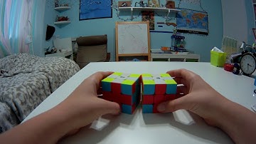 How to do the union jack pattern on a 3x3 cube!