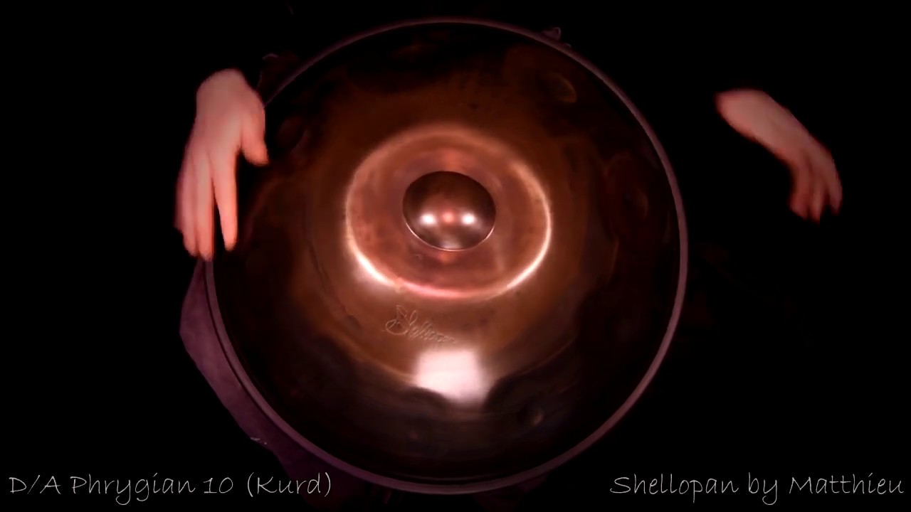 Handpan - D/A Phrygian 10 (aka Kurd) - shellopan by Matthieu