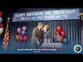 Surprise 76th Birthday Party for President Reagan 2/6/1987