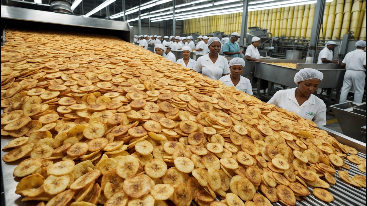 ¿Cómo Se Hacen Los Chips De Platano? [Proceso En Fábrica]