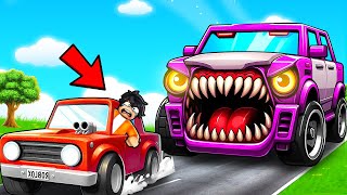 Eating CARS To Become MEGACAR in Roblox !!! screenshot 5