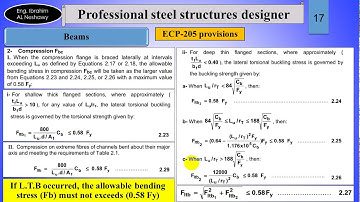Professional steel structures designer- Lecture 5-2