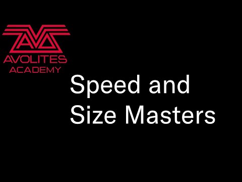 Speed and Size Masters