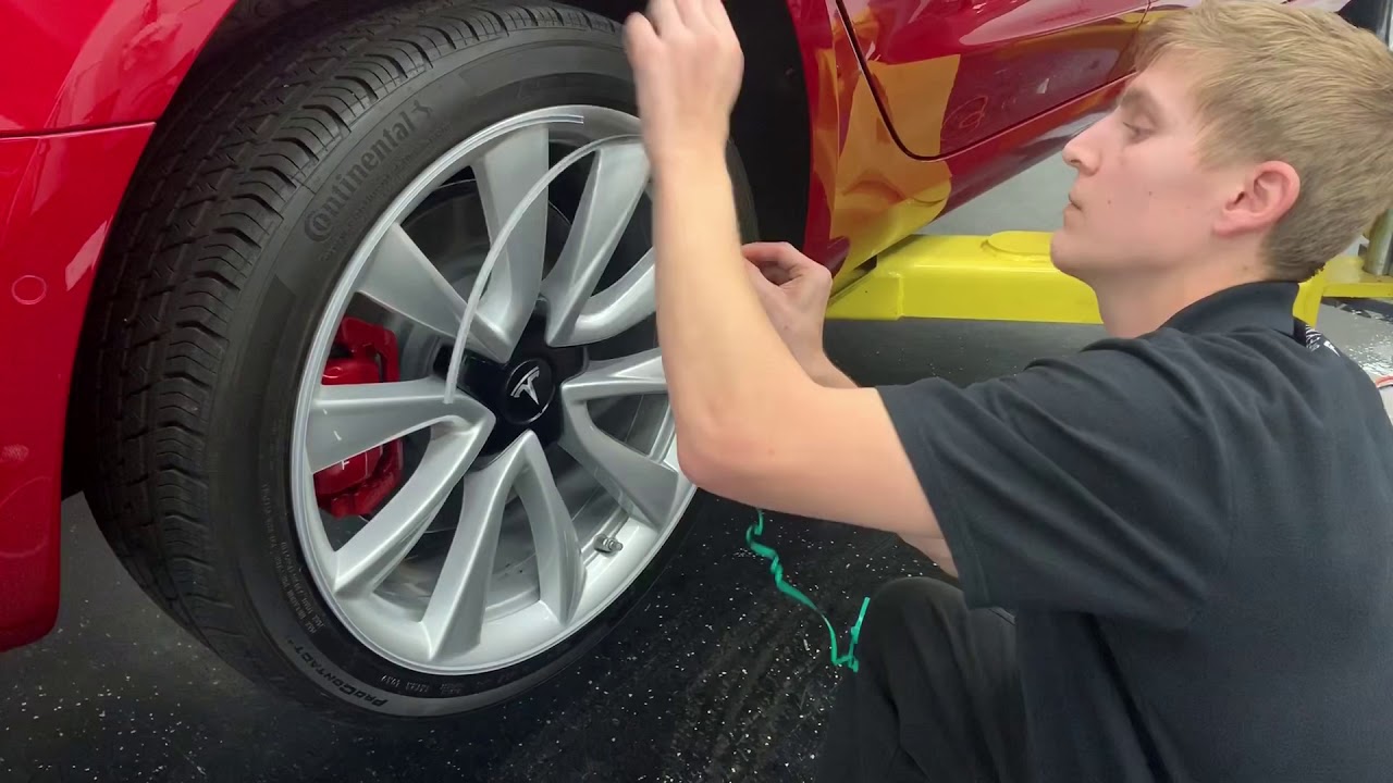 Wheel Band rim protector install 